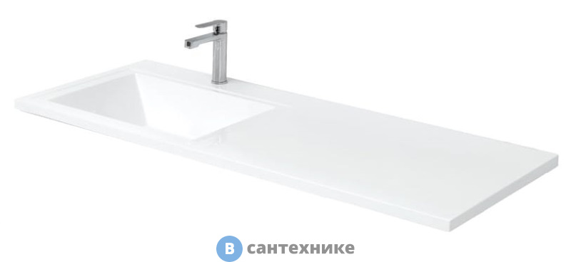 Раковина-столешница Даллас 120 левая (235499) Aquanet