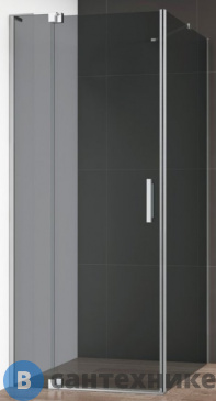 картинка Душевой уголок Cezares SLIDER-AH-1-100-70/80-GRIGIO-Cr без поддона