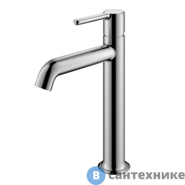 картинка Смеситель Cezares ECO-LC-01-W0 для накладных раковин однорычажный, без донного клапана, хром