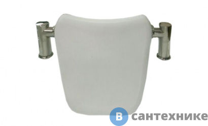 картинка Подголовник Royal Bath SY-2 В белый на металлических ножках (для TUDOR, FANKE, NORWAY) (SY-2B-W)