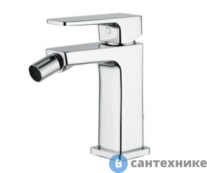 картинка Смеситель M&Z NGM00300 New Geometry для биде, со сливным гарнитуром, хром