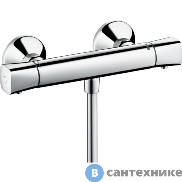 картинка Смеситель Hansgrohe 13122000 Термостат для душа Ecostat Universal