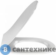 Сиденье Jacob Delafon E24889-00 для унитаза ODEON RIVE GAUCHE тонкое, микролифтом и функцией быстрого снятия (белый)