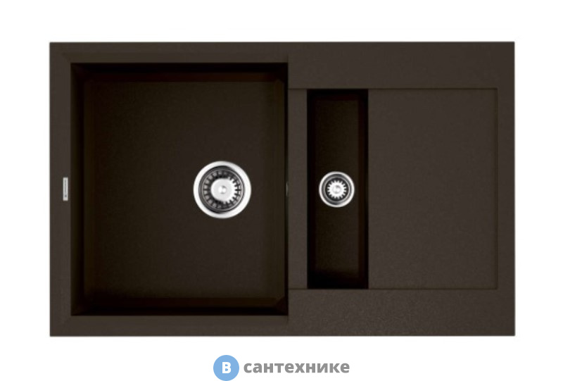 Кухонная мойка OMOIKIRI Sakaime 78-2-DC темный шоколад (4993198)