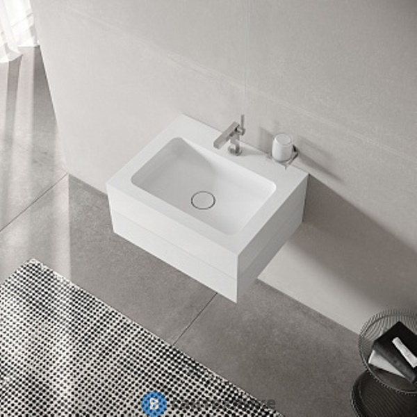 Тумба с раковиной Keuco EDITION 300 30362003800 + 30360310001, белый, 650 мм (39611380100)