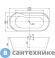 картинка Ванна BelBagno BB14 отдельностоящая, овальньная акриловая 1780x840x580