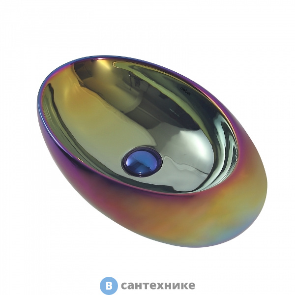 Раковина ABBER Bequem AC2107Regen хамелеон накладная