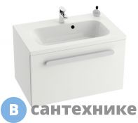 Тумба под раковину Ravak SDU 800 Chrome белая/белая (X000000534)