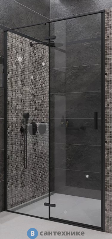 Душевая дверь Veconi VN-73B VN73B-90-01-C4 стекло прозрачное/6 мм