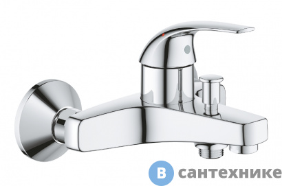 картинка Смеситель Grohe 23599000 BauCurve для ванны