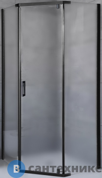 картинка Душевой уголок Royal Bath RB 9080TR-C-BL 80х90х185 (матовое) (RB9080TR-C-BL), без поддона