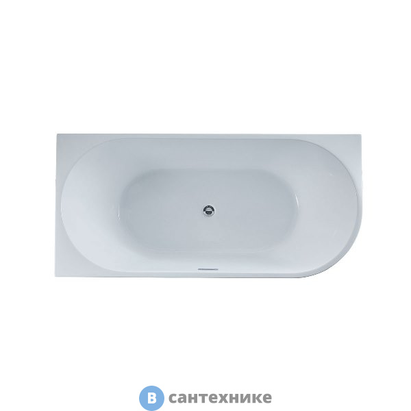 Ванна акриловая Vincea VBT-402-1700L, 1700*800*580, белый, левая, слив-перелив хром