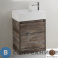 картинка Тумба под раковину BelBagno KRAFT MINI подвесная с распашной дверцей, правосторонняя, Rovere Tabacco, 494х256х500 (KRAFT MINI-500/260-1A-SO-RT-R)