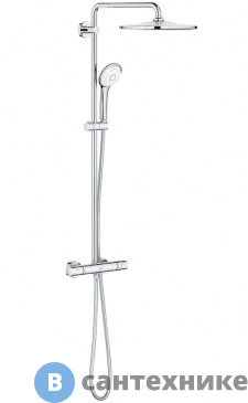 картинка Душевая стойка Grohe Euphoria XXL 26075001 с термостатом для душа (хром)