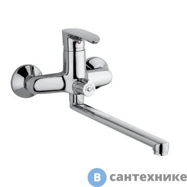 картинка Смеситель Paini PACR119KM Palermo для ванны c дл. изливом, без акс., хром