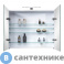 картинка Зеркальный шкаф Orans BC-4023-600 с подсветкой, цвет: чёрный MFC061 (600x140x570)