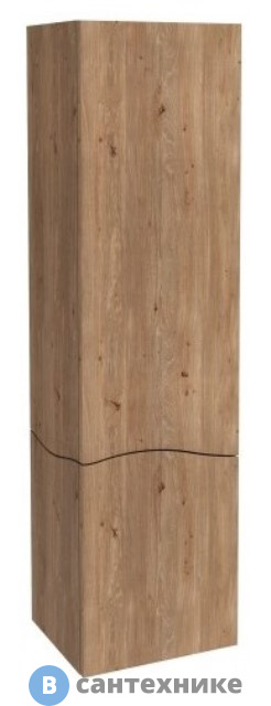 Колонна Jacob Delafon Sherwood EB1836LRU-P13 шарниры слева, без подсветки (40x34x147 см), состаренный дуб