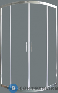 картинка Душевой уголок Cerutti VIVA100 (100x100x195) с прозрачным стеклом, без поддона