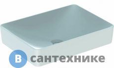 Раковина Geberit 500.779.01.2 VARIFORM прямоугольная, без перелива /55х40/(белый)