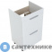 картинка Тумба под раковину Aquanet Ирис new 50 белый глянец (2 ящика) (310151)