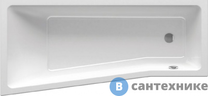 картинка Ванна акриловая Ravak BE HAPPY II 170х75 Р (C951000000)