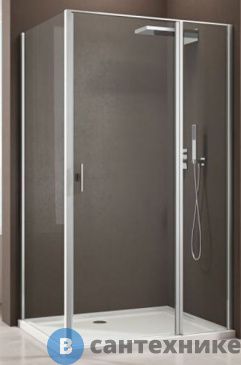 картинка Душевой уголок Allen Brau Priority 90x80 3.31001.00 + 3.31013.00 хром, без поддона