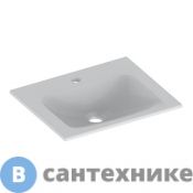 Умывальник Keuco PLAN керамический, для смесителя на 1 отверстие, 465x17x383 мм, белый (32930314601)