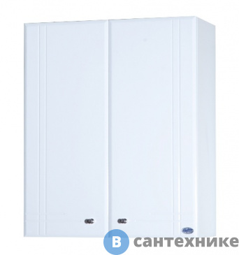 картинка Шкаф Bellezza Нептун-60 подвесной белый (4643409180018) /1622/