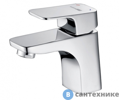 картинка Смеситель WasserKRAFT Salm 2703 для раковины латунь, хромоникелевое покрытие