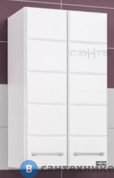 картинка Шкаф подвесной СанТа Омега 400*700 над стиральной машиной (407003)