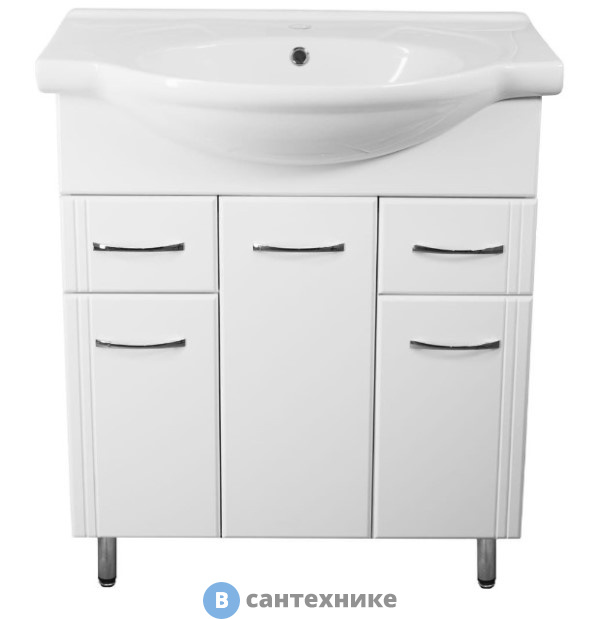 Тумба под раковину Style line Стандарт 26 (2 ящ.) (4650134473025)