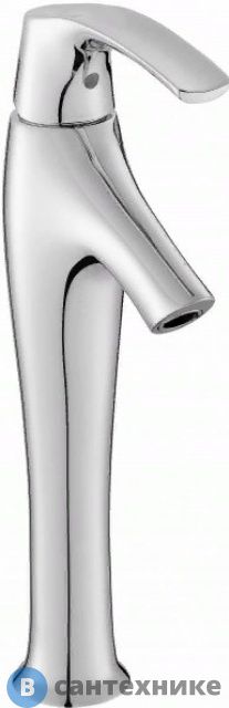 Смеситель Jacob Delafon SYMBOL E19774-CP раковина высокий однорычажный на 1 отверстие (хром)