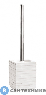 картинка Щетка для унитаза WasserKRAFT Leine K-3827 металл, хромоникелевое покрытие, полирезин