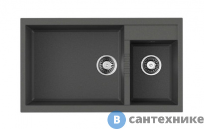 картинка Кухонная мойка OMOIKIRI Tedori 86-2-LB-PL платина (4993939)