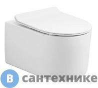 Унитаз подвесной Art & MAX RIMINI AM204CHR безободковый, без сиденья