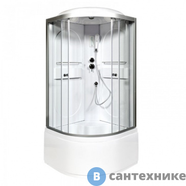 картинка Душевая кабина Deto L690 с электрикой