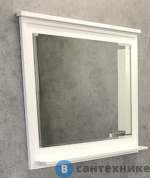 картинка Зеркало Comforty Феррара-100 белый глянец