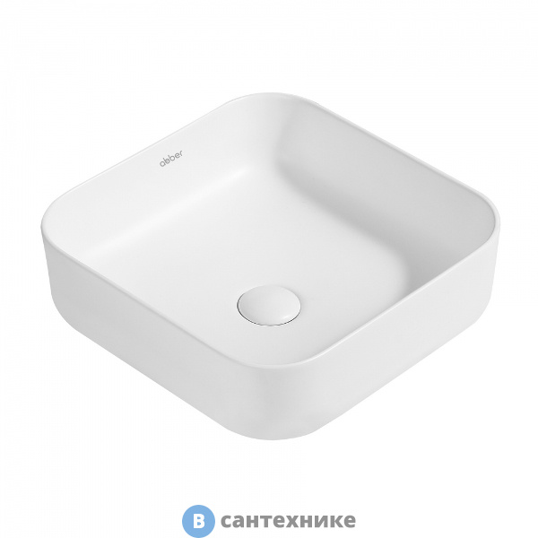 Раковина ABBER Rechteck AC2211MW белая матовая накладная
