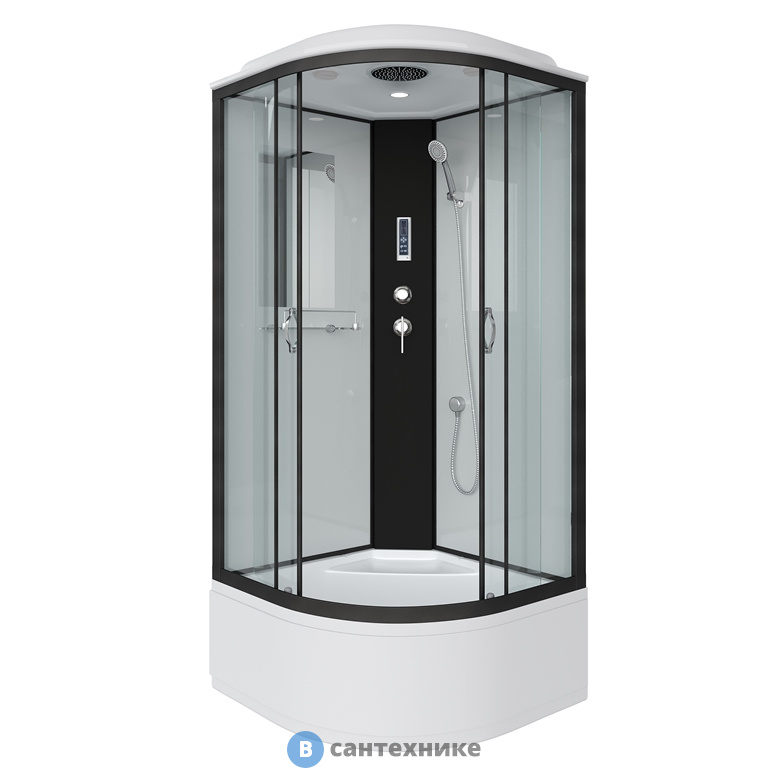 Душевая кабина Niagara NG-6707-14P (800х800х2150) высокий поддон, стекло прозрачное