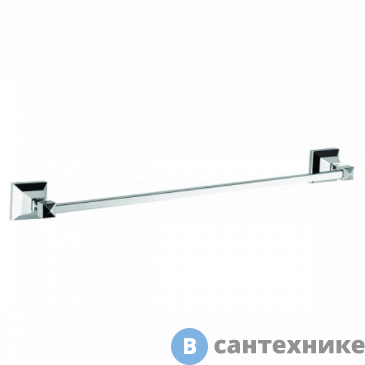 картинка Полотенцедержатель AZARIO ALTRE трубчатый одинарный 60 см, хром (AZ-96001)