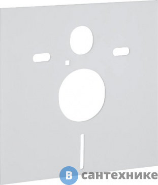 картинка Звукоизолирующая прокладка Geberit 156.050.00.1 для инсталляции, ширина, мм-400, высота, мм-420, материал-пенополистирол, чёрный