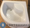 картинка Душевой поддон Sean 514-90 полукруг выс. 90х90х45, без сифона (S-514-90)