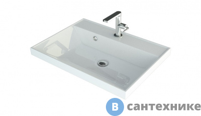 картинка Умывальник Andrea CLASSIK 60 мебельный литьевой мрамор