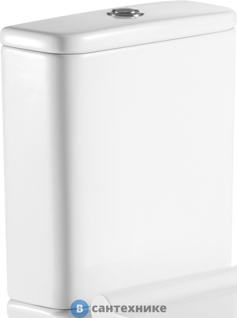 Бачок Aquanet Roll 2-C-1 для унитаза напольного Слив 4,5/3л подключение снизу (240207)