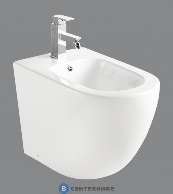 Биде BelBagno SFERA-R BB2141B напольное