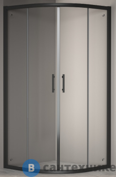 картинка Душевой уголок RGW PA-51B чёрный/Прозрачное/6 мм 80*80*190 (02085188-14), без поддона