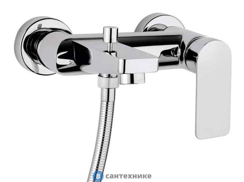 Смеситель Cezares TIRRENO-VM-01 для ванны и душа однорычажный, хром