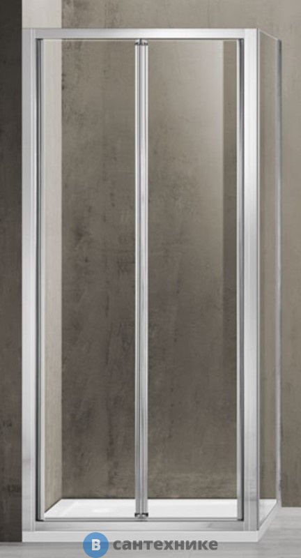 Душевой уголок Vincea Garda VSR-1G8090CL, 900*800, хром, стекло прозрачное, без поддона