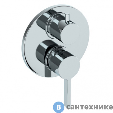 картинка Смеситель Paini Brera 74CR6911 для ванны встраиваемый, хром