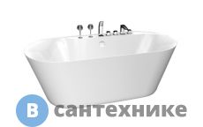 Ванна BelBagno BB14 отдельностоящая, овальньная акриловая 1780x840x580